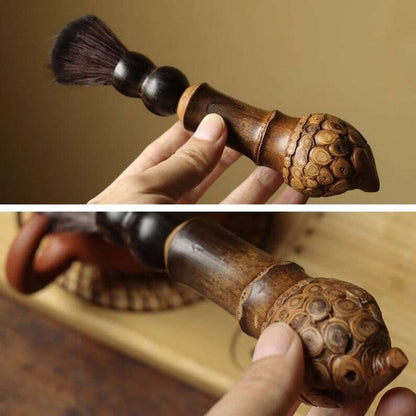 Natural Bamboo Tea Brush|Tea Accessories|Pot Brush|Tea Pet Brush