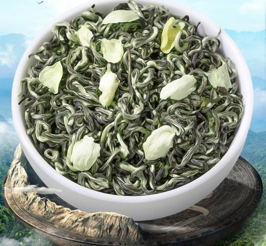 250g Authentic Jasmine Tea Strong Aroma Type Jasmine Piao Snow Premium Green Tea
