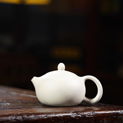 Chinese Tea Pot Real Yixing Zisha White Clay Handmade Kungfu Tea Pot 200ml New
