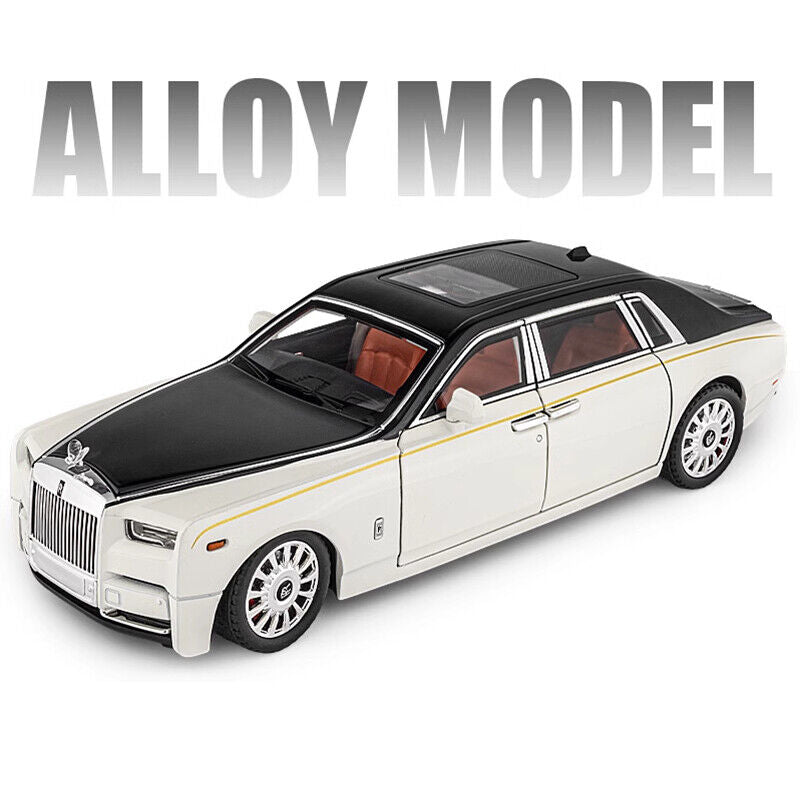 1:18 Rolls-Royce Phantom Diecast model Car Toy Vehicle Sound Light Kids Gifts
