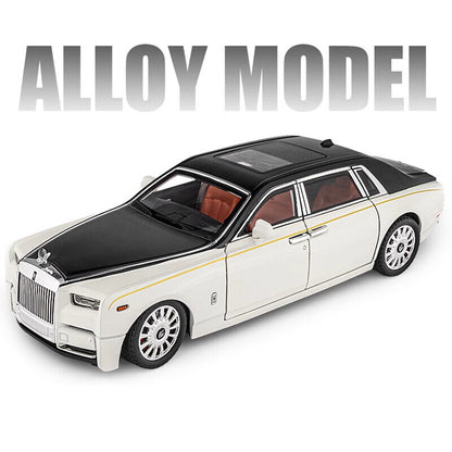 1:18 Rolls-Royce Phantom Diecast model Car Toy Vehicle Sound Light Kids Gifts