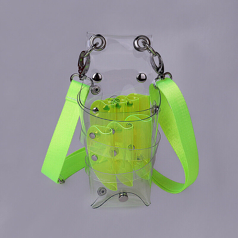 Transparent PVC Hairdresser Scissors Bag Holder Shears Waist Shoulder Bag