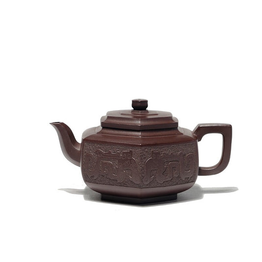 Chinese Real Yixing Zisha Teapot Zi Ni Purple Grit Pot Full Handmade Orignal Ore