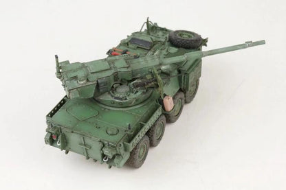 1/72 US M1128 Stryker Mobile Gun System with Baseplate Scene Finished Model