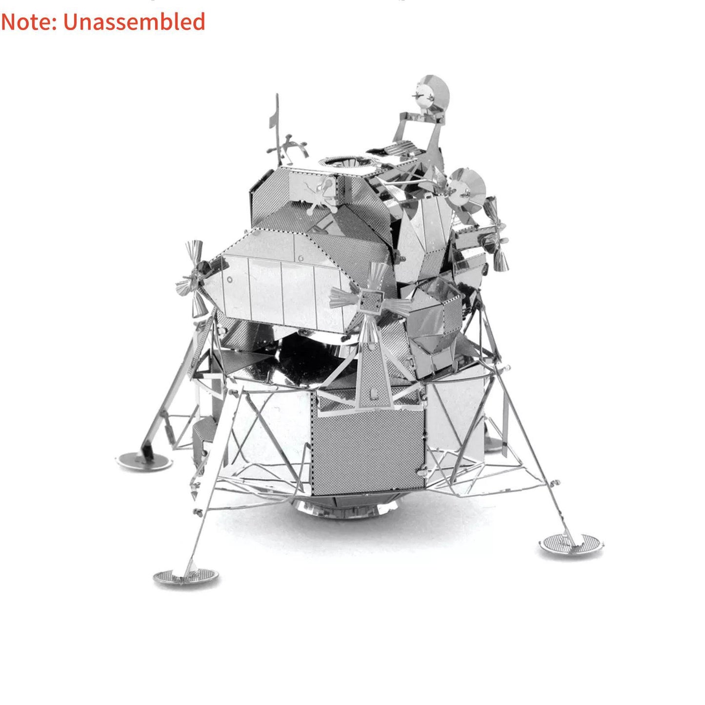 8cm DIY Metal 1/50 Scale USA Apollo Lunar Module Not Assembled Model Toy Gift
