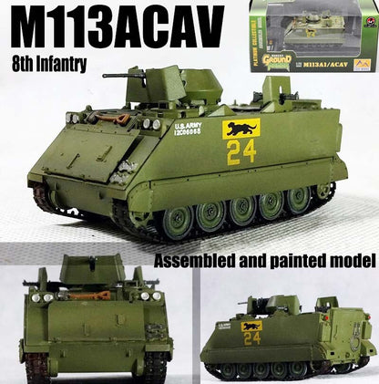 M113 armored personnel carrier 8th Infantry tank 1/72 non diecast Easy model