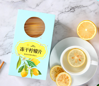 Honey Freeze-dried Lemon Slices Boxed Bag Tea, Fruit Slices, Flower Fruit Tea