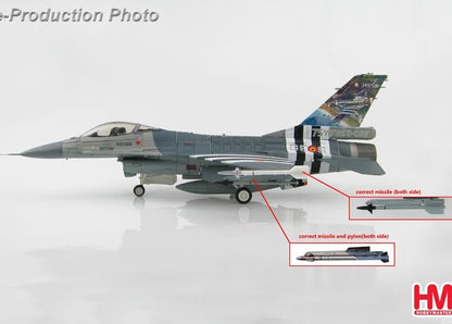 1:72 HM Lockheed F-16AM Belgian Air Force, 2019 Fighter Diecast Aircraft Model