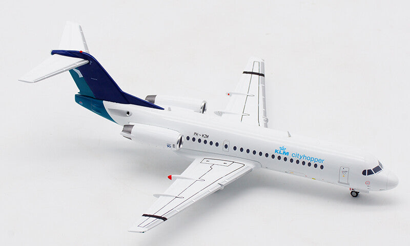 1:200 JC Wings KLM cityhopper Fokker70 Passenger Airplane Diecast Aircraft Model