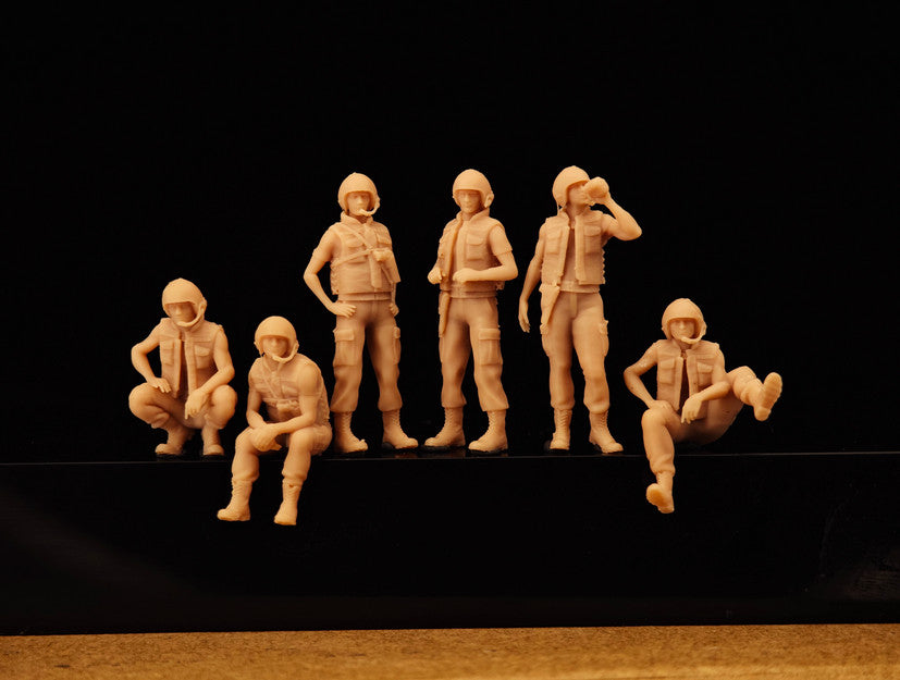1/72/48/35/87/100/144 Cold War Vietnam War US Tank Troops 6-person team