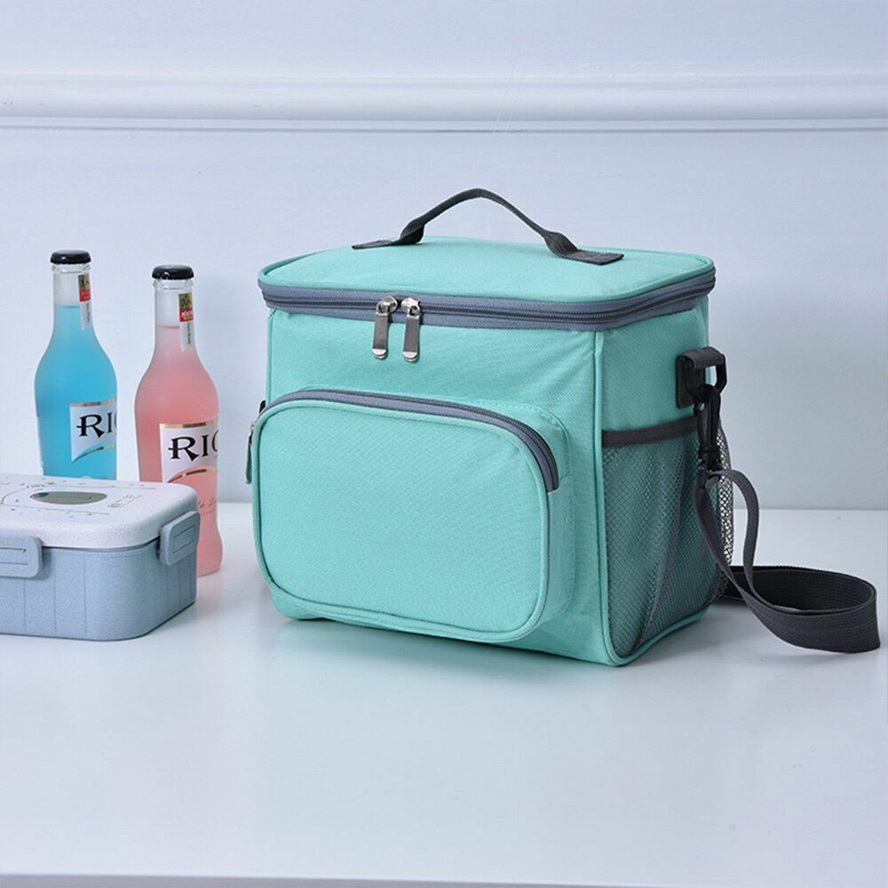 Portable Picnic Bag Thermal Lunch Box Handbag Waterproof School Food Storage Bag
