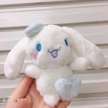 Sanrio Plush Cinnamoroll Pendant Plush Toy Bag Pendant Keychain