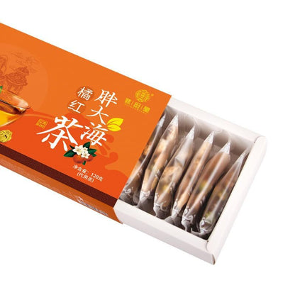 Pangdahai Orange Black Tea Pang Da Hai JU HUA HONG CHA120g (12gX10Bags)