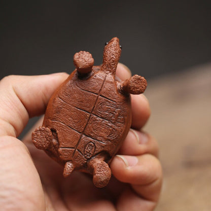 Purple Clay Tea Accessories Turtle Tea Pet Home Decor