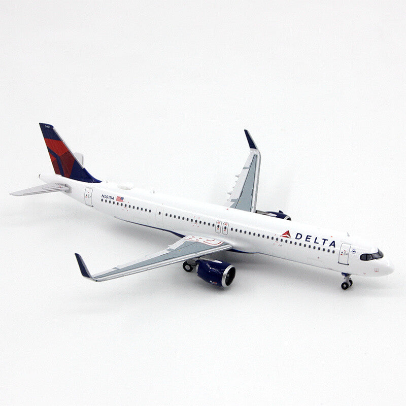 PandaModel DELTA AIR LINES For Airbus A321neo N501DA 1/400 Plane Pre-built Model