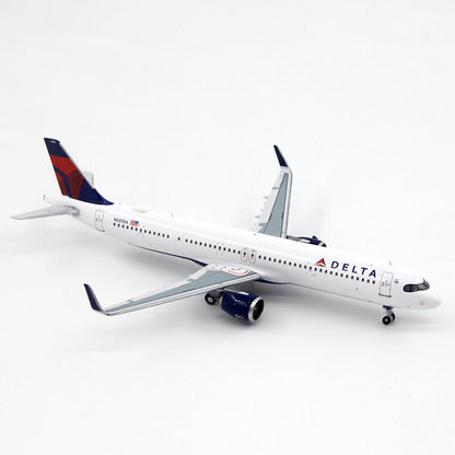 PandaModel DELTA AIR LINES For Airbus A321neo N501DA 1/400 Plane Pre-built Model