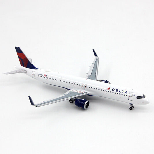 PandaModel DELTA AIR LINES For Airbus A321neo N501DA 1/400 Plane Pre-built Model