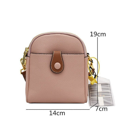 Genuine Cow Leather Bags Mini Messenger Bag Handbags Purse Small Shoulder Purse