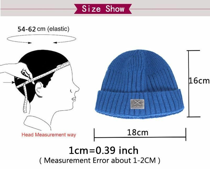Beanie Hat Short Skullcap Men's Winter Women's Caps Knitted Unisex Casual Solid