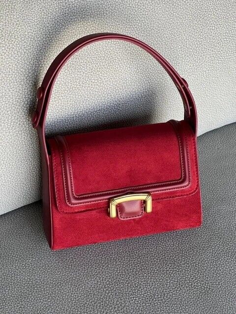 Women's Vintage Satchel Handbag Elegant Top Handle Classic Bag Retro Gift