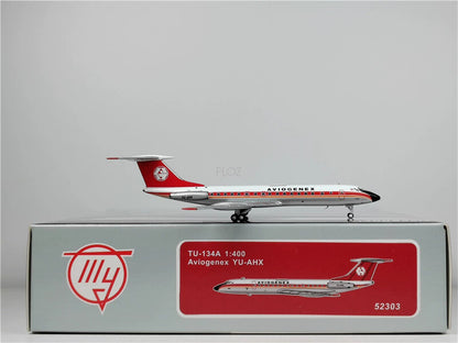PandaModel Aviogenex TU-134A YU-AHX 1:400 Aircraft Pre-built Model