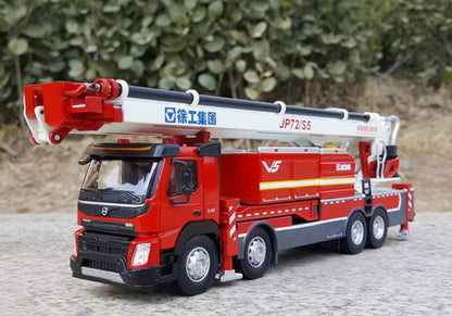 1:50 XCMG P72/S5 Elevated Jet Fire Truck Engine Recue Vehicle Diecast Model