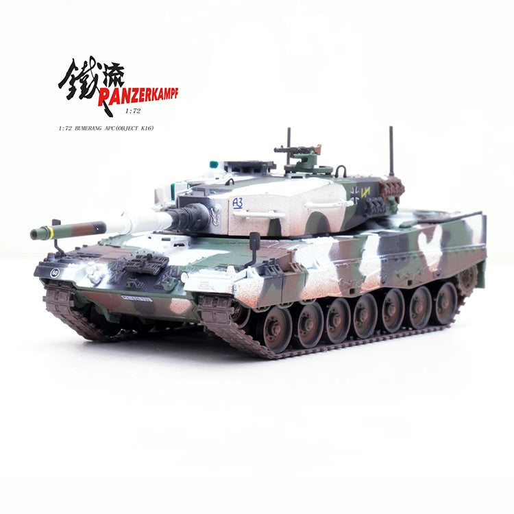 Panzerkampf 1/72 Germany Leopard 2A4 Main Battle Tank Winter 12226PB Alloy Model
