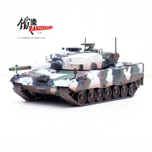 Panzerkampf 1/72 Germany Leopard 2A4 Main Battle Tank Winter 12226PB Alloy Model