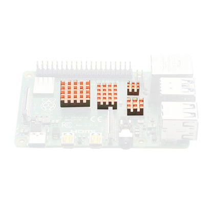 4Pcs Copper Cooler Heat Sink Kit Replacement For Raspberry Pi 4 Model B