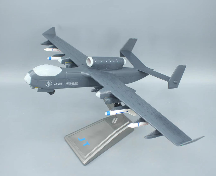 1:45 57CM Unmanned Aerial Vehicle SS-UAV Fighter Plane Diecast Aircraft Model