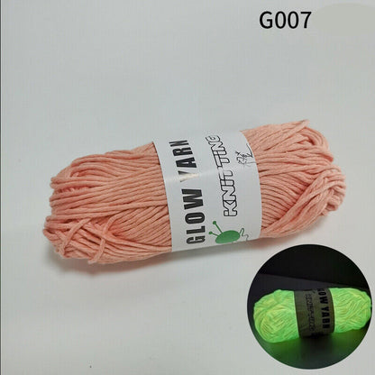 Hat Wool Yarn Functional Yarn Knitting Material Scarf Accessories Luminous DIY