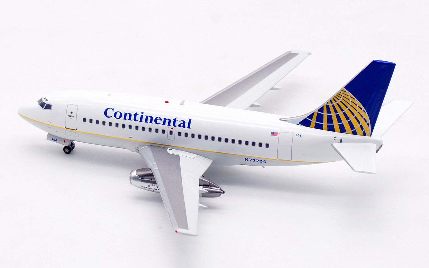 1:200 InFlight Continental Airlines B737-100 Airplane Diecast Aircraft Model