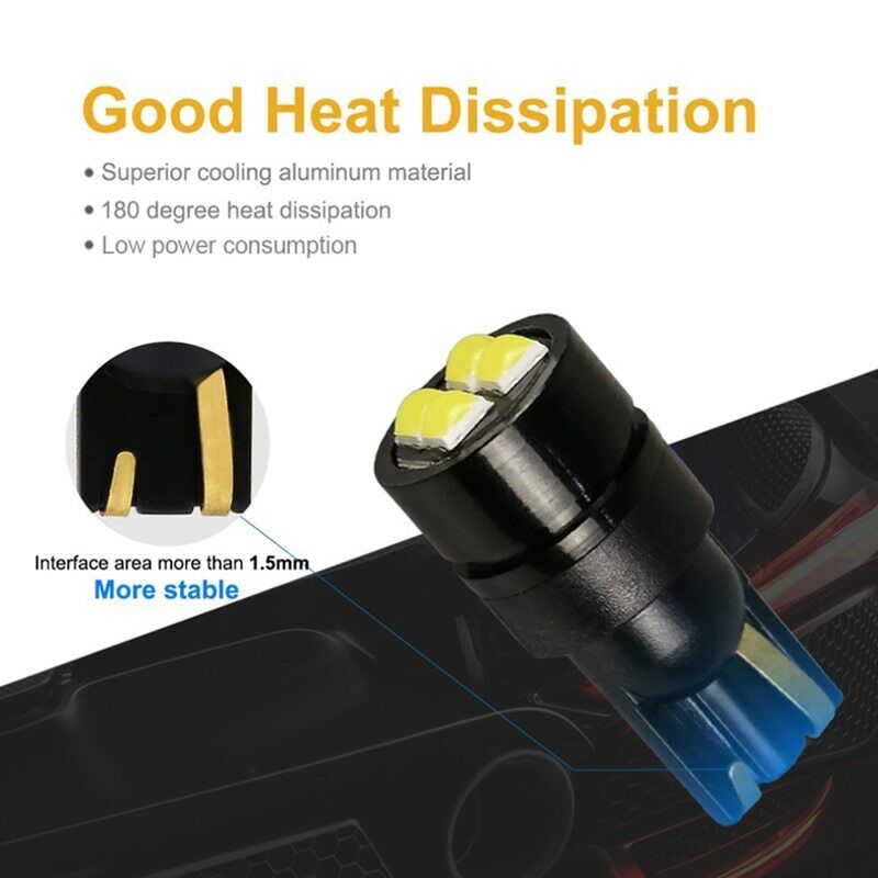 Wedge Side Lamp Car LED Bulbs Auto Signal Light 2Pcs Clearance Auto Accessories