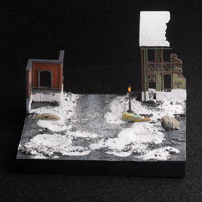 PMA 1/72 WWII Europe Scene Floor Finished Model Toys (Without Tank Figures)
