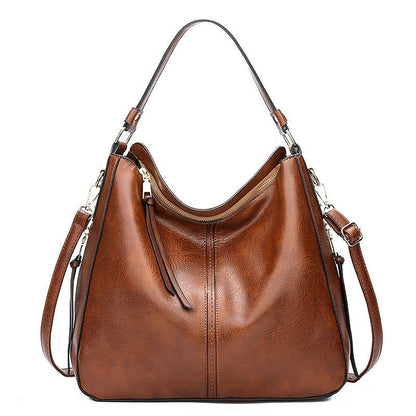 35*28*13CM Bag Synthetic Leather Handbags Leisure Shoulder Purse Vintage Large