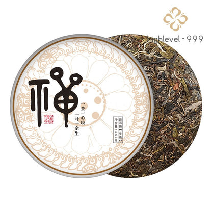 357g Raw Pu'er Tea Cake Yunnan Banna Ancient Tree Collectible Raw Pu'er Tea