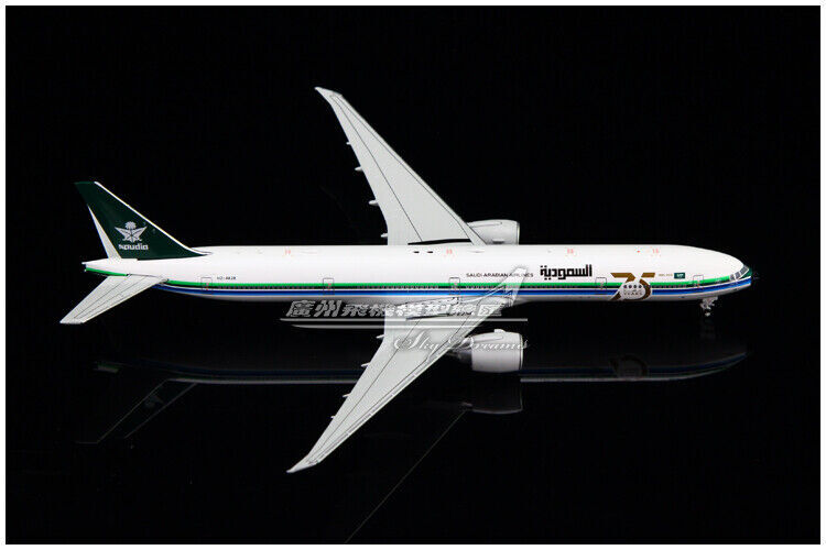 1:400 JC Wings Saudia BOEING 777-300ER Passenger Airplane Diecast Aircraft Model