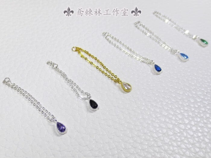1/6 Female Teardrop White Stone Necklace Model For 12 "ph Tbl Action Figure Body