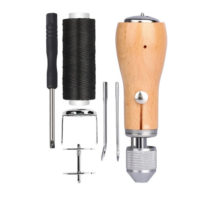 New Sewing Awl Tools Kit Leather Sail & Canvas Repair DIY Handmade Accessories A
