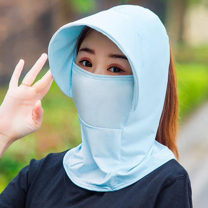 Women Summer Sun Hat Version Hat Wide Brim Neck Cover Hat Anti-UV