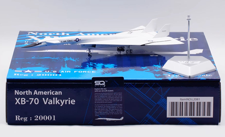 1/200 US Air Force Xb-70 Bomber 62-0001 Aircraft Model
