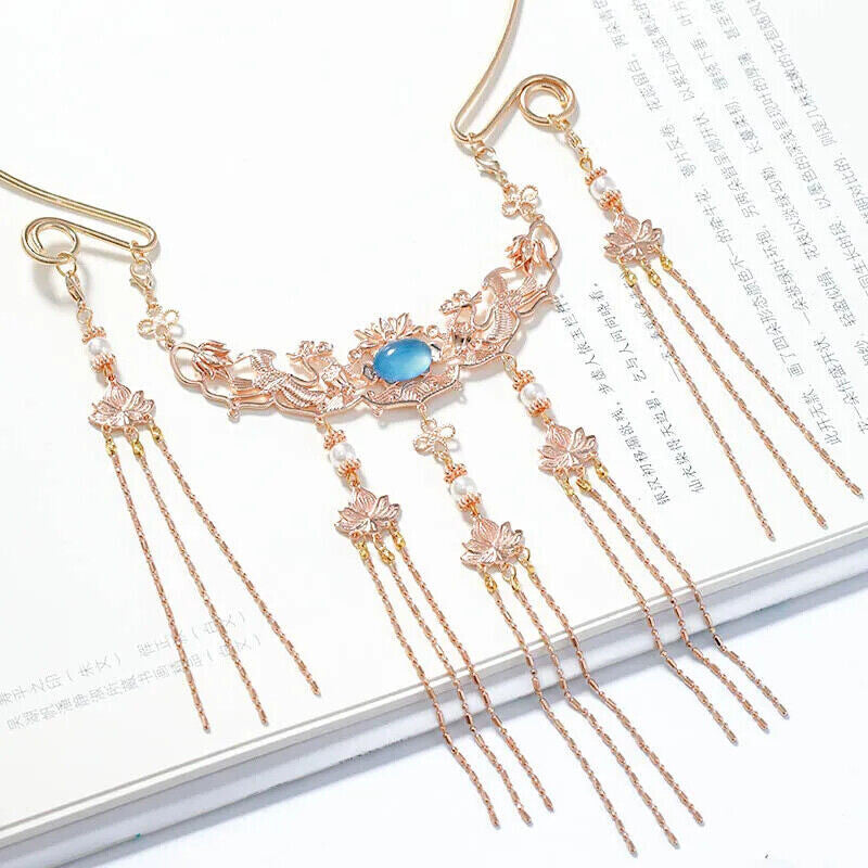 Ancient Chinese Necklace Accessoreis Chain Long Hanfu Dress Decorative Jewelry