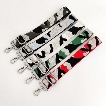 Camouflage Print Bag Shoulder Strap Handbag Replacement Adjustable Belt Handle ⊰