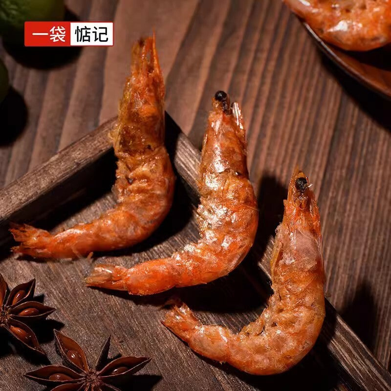 Snacks Chinese Food Crispy Shrimps 30g*5 Pack Original Taste
