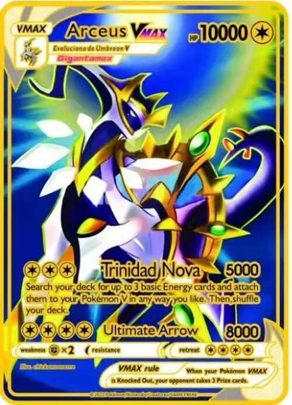 Pok é mon Super Dream Al Zeus Pet Elf Pocket Monsters Metal Card
