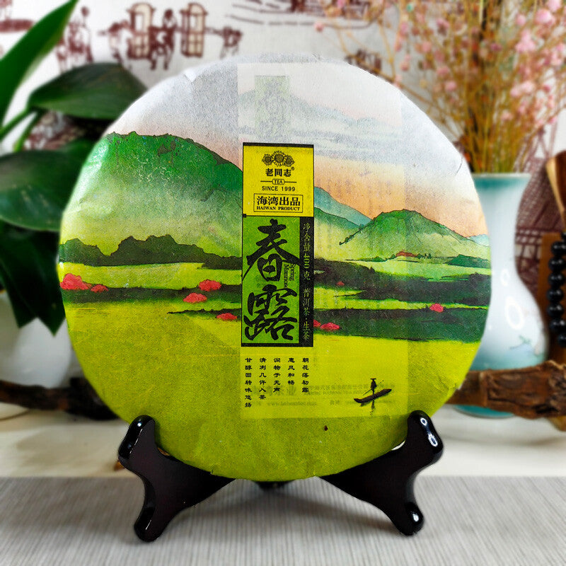 Spring Mannose * 2016 Taiwan Old Comrade Chunsheng Pu'er Tea 400g -