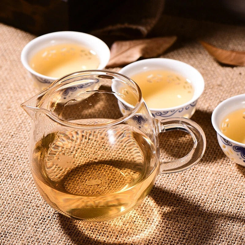 500g Plait Uncooked Puer Handmade Snowy Mountain Braided Loose Meng Ku Puer Tea