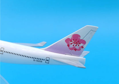 16cm CHINA AIRLINES BOEING 747-400 Passenger Airplane Diecast Aircraft Model