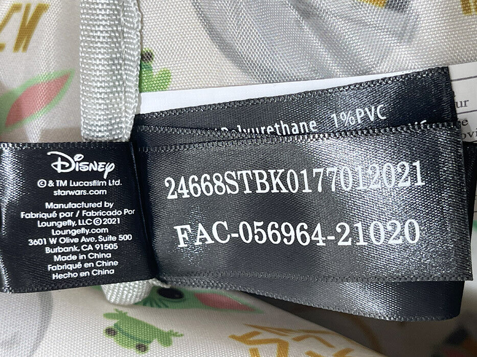 Disney Loungefly Star Wars Mini Backpack Yoda Wallet Purse Batman Bag Thor