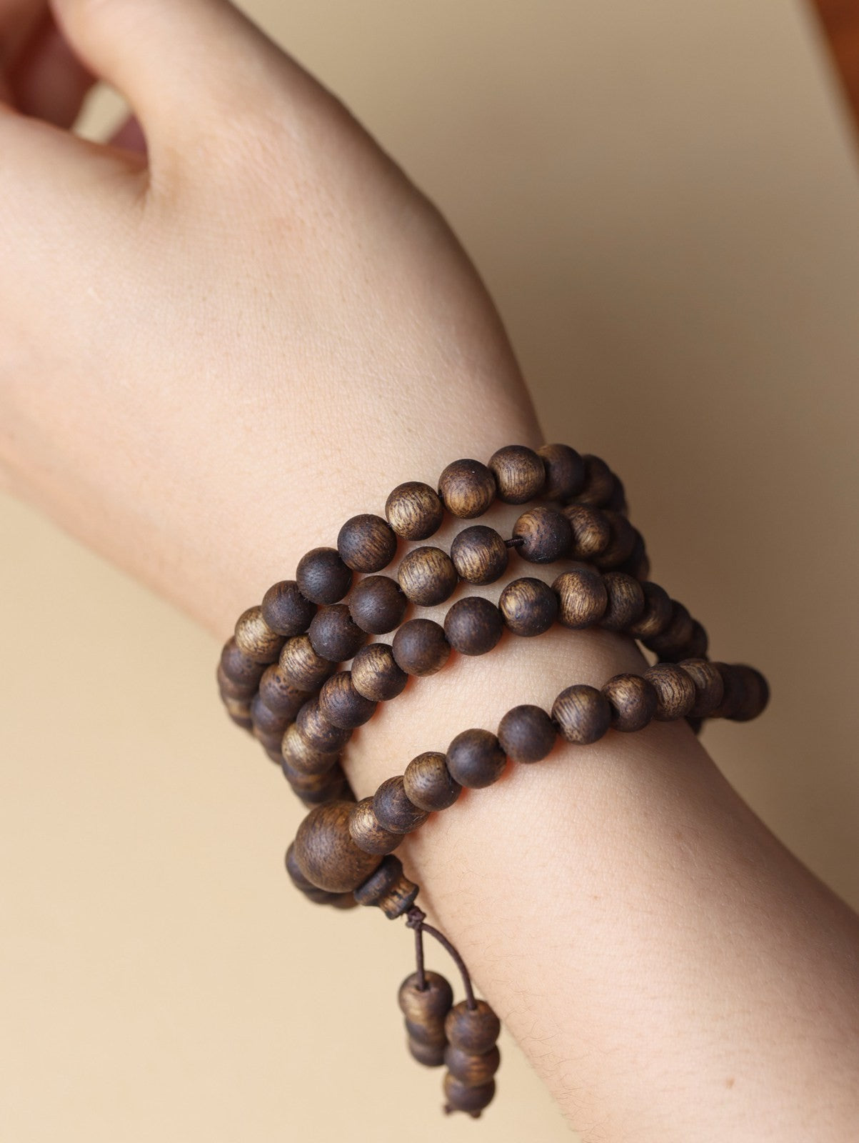 6mm Chinese Natural Eaglewood Handmade Exquisite Bracelets 31249